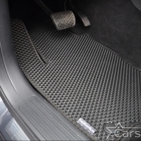 Двухслойные коврики EVA на Mercedes-Benz GLS-klasse I X166 3 ряда (2015-2019)