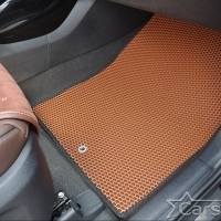 Двухслойные коврики EVA на Kia Sorento III Prime 3 ряда (2014-2020)