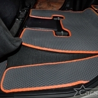 Двухслойные коврики EVA на Lada Largus I 3 ряда (2012-2021)