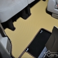 Автомобильные коврики EVA на Dodge Grand Caravan V (2007-2020) 2 ряд: кресла 2+1 без прохода